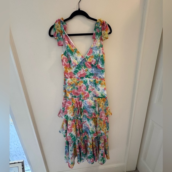 WAYF Floral Tiered Maxi Dress - Picture 4 of 4